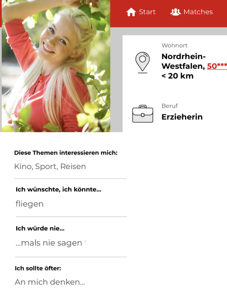 Vorlage beschreibung tinder profil Ein gutes