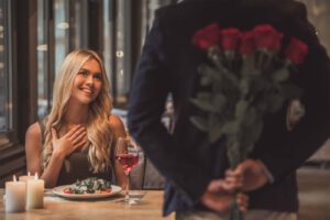 Paar beim ersten Date